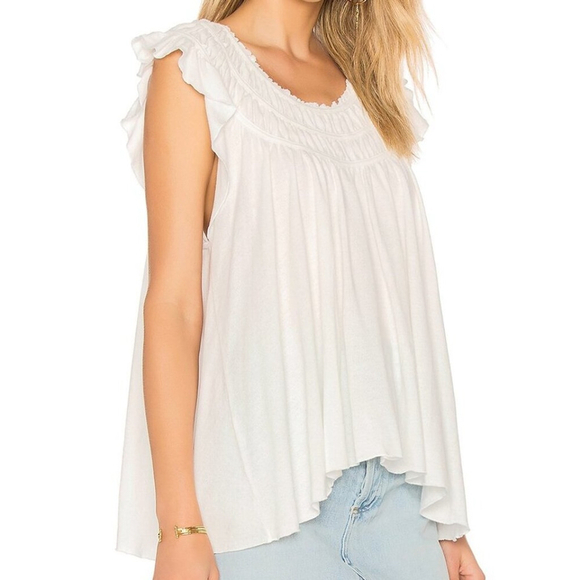 We The Free Coconut Tee in White Size Large - Picture 2 of 7